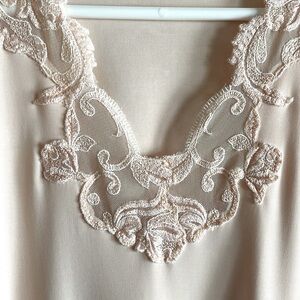 Vintage D’oro Nightgown Lace Trimmed Women’s Sz: XL